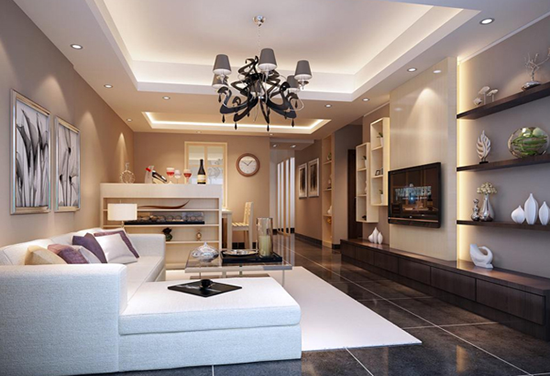 告別千篇一律的設(shè)計(jì)，硅藻泥客廳簡單耐看 