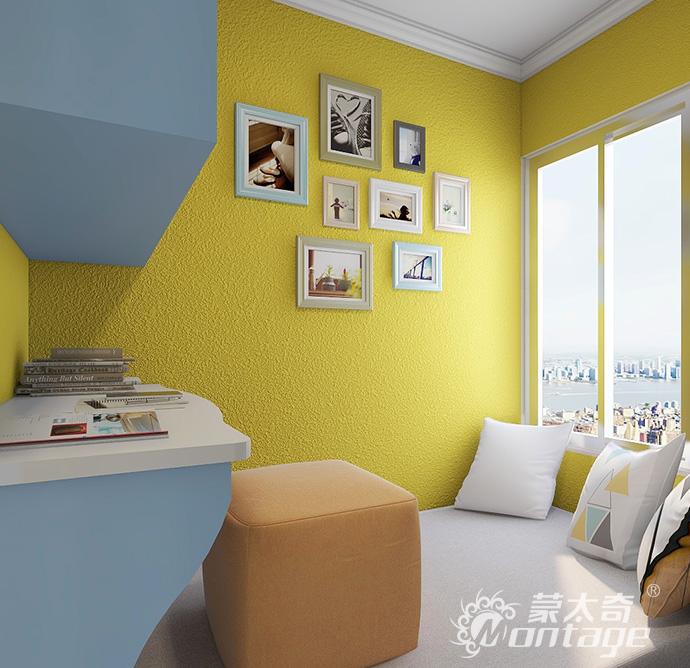 42㎡小一室，硅藻泥全房效果圖